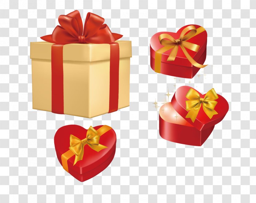 Gift Box Illustration - Information - Hand-drawn Cartoon Valentine's Day Transparent PNG