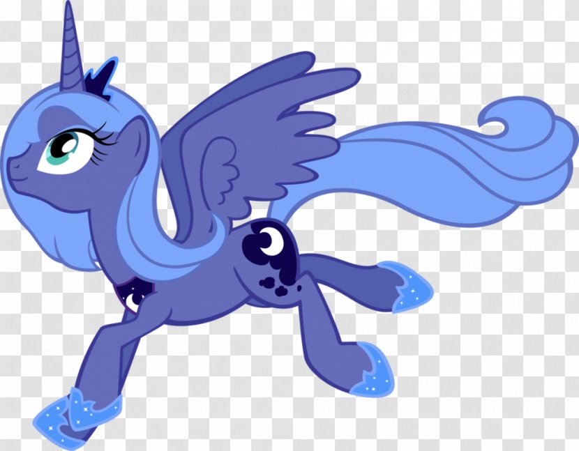 Princess Luna Art Sweetie Belle Moon Pony - Blue Transparent PNG
