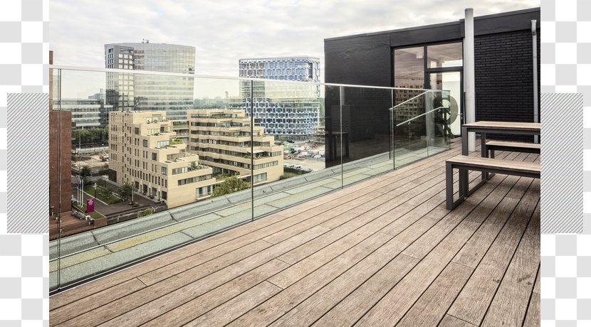 Glass Q-railing Handrail Deck Balcony - Germany - Building Transparent PNG
