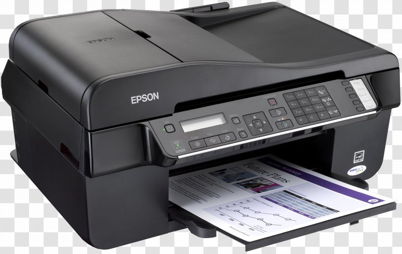 Inkjet Printing Laser Printer Epson - Image Scanner Transparent PNG
