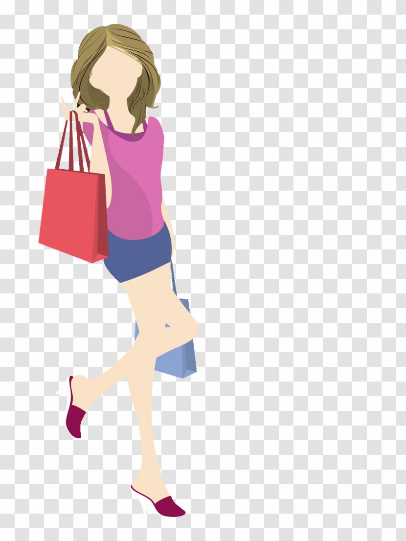 Woman Handbag Illustration - Tree - Shopping Transparent PNG