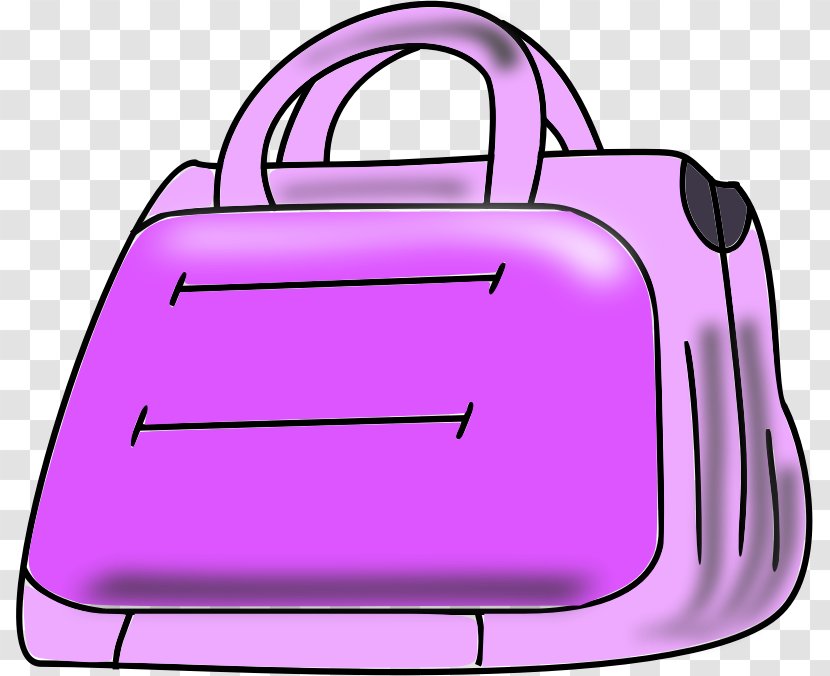 Handbag Clip Art - Magenta - Bag Transparent PNG