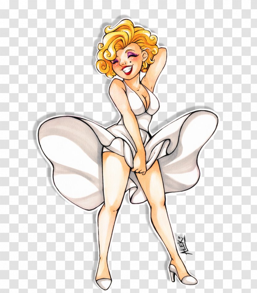 Cartoon Drawing Painting - Silhouette - Marilyn Monroe Transparent PNG