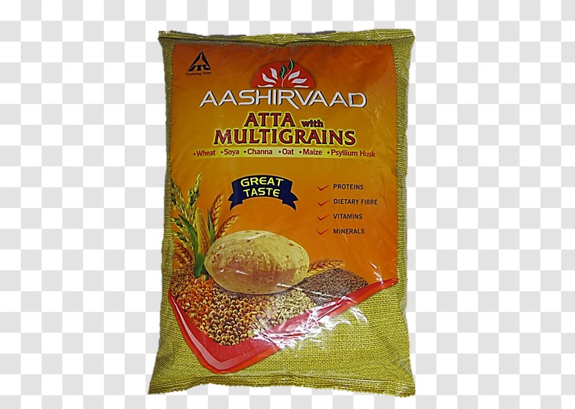 Atta Flour Aashirvaad Multigrain Bread Whole-wheat - Commodity Transparent PNG