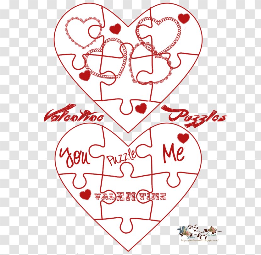 Line Art - Silhouette - Valentine's Day Embellishment Transparent PNG