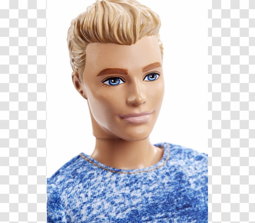 Ruth Handler Barbie Fashionistas Ken Doll T-shirt - Brown Hair Transparent PNG