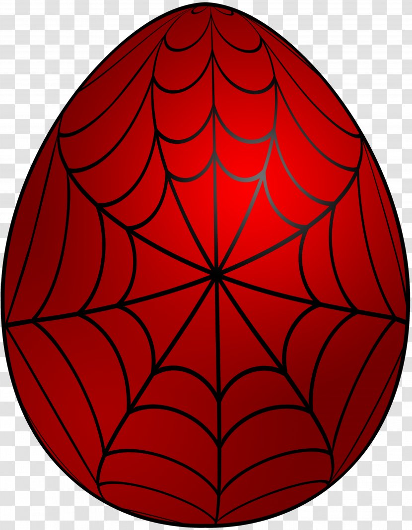 Spider-Man Red Easter Egg Clip Art - Spiderman - Pascoa Transparent PNG