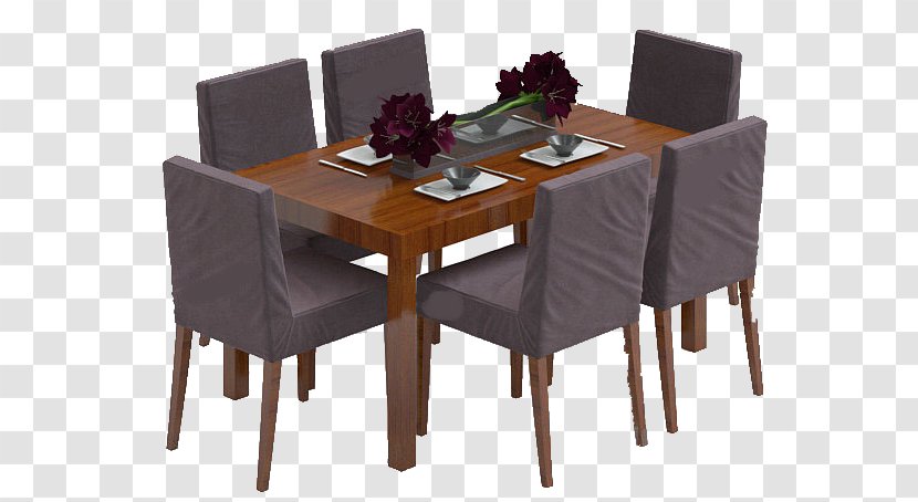 Table Chair Furniture Dining Room Living - Tables And Chairs Transparent PNG