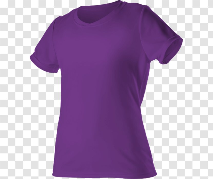 Sleeve T-shirt Shoulder Product - Magenta Transparent PNG