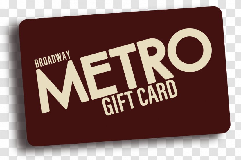 Broadway Metro Cinema Gift Card Theatre - Logo - Ismael S Ghosts Transparent PNG