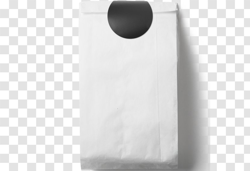 White Black Rectangle - Monochrome - Food Bag Transparent PNG