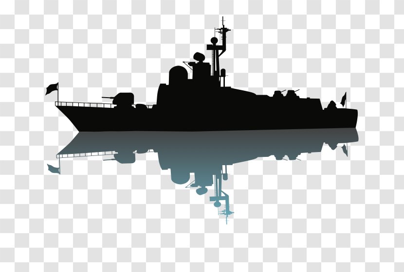 Vector Graphics Naval Ship Royalty-free Destroyer - Battlecruiser Transparent PNG