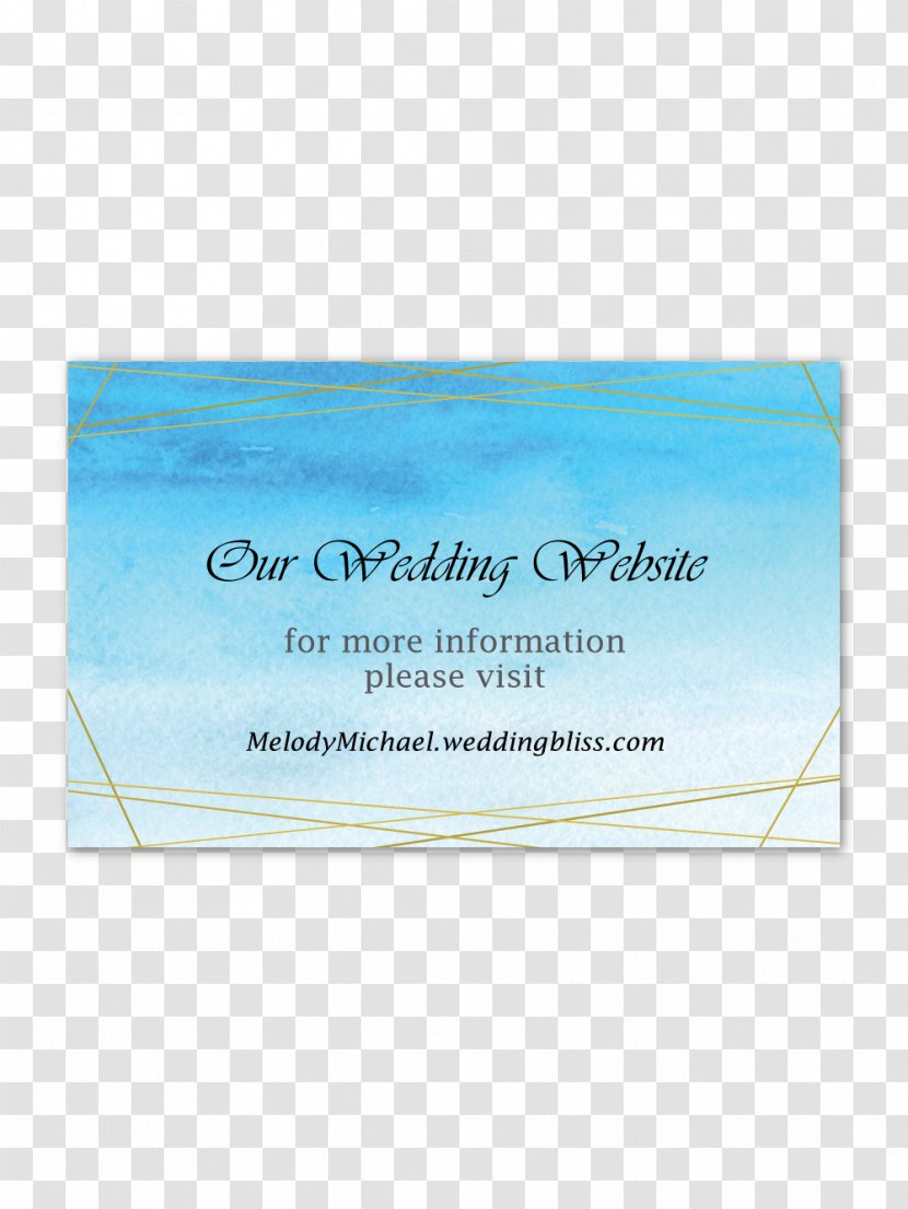 Wedding Font Sky Plc - Aqua - Card Transparent PNG