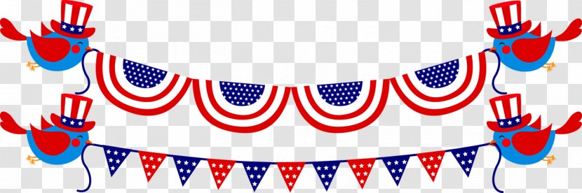 Independence Day Clip Art - Bunting Flag Pull Transparent PNG