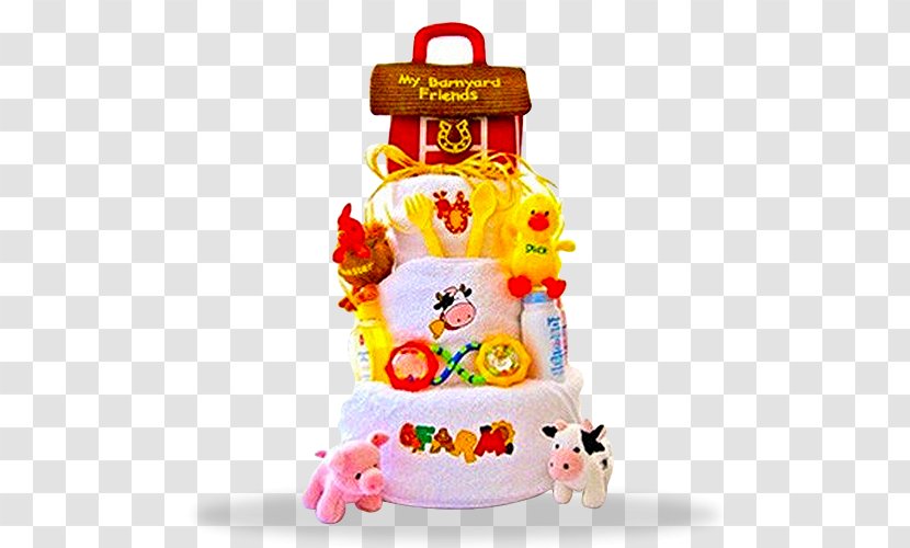 Diaper Cake Baby Shower Gift - Infant Transparent PNG