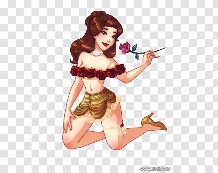 Belle Beauty And The Beast Princess Jasmine Rapunzel - Heart Transparent PNG