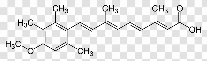 Retinoic Acid Receptor Tretinoin Retinol Vitamin A - Diagram - Structural Formula Transparent PNG