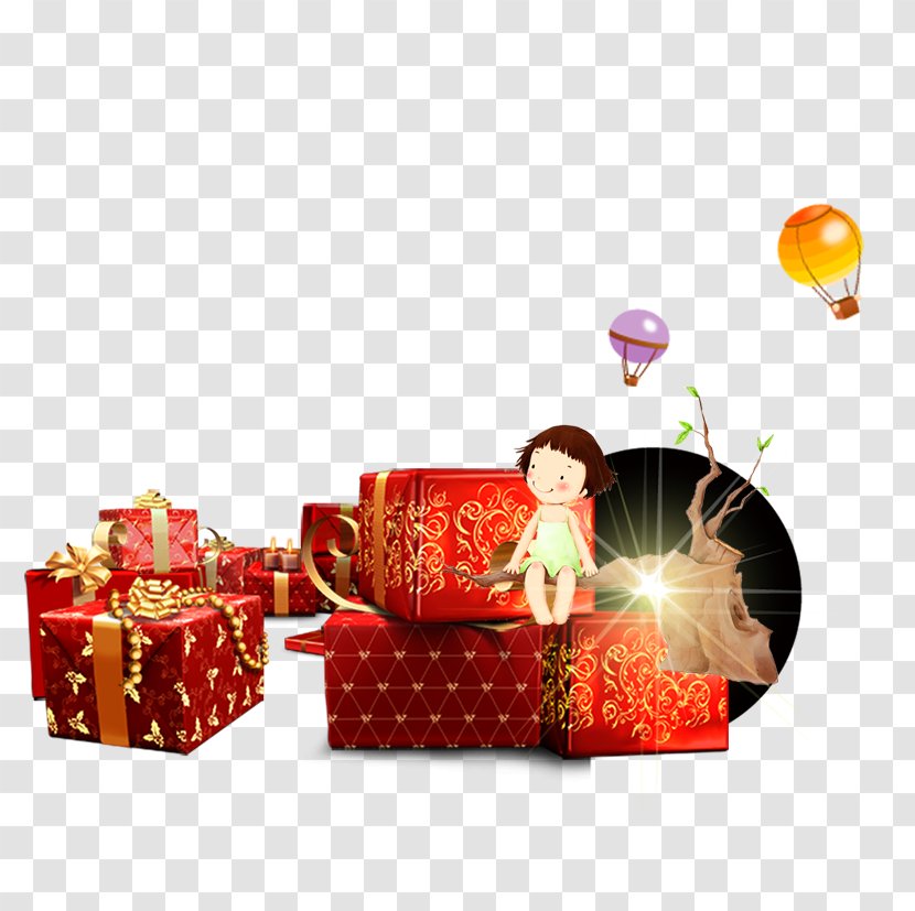 Gift Festival - Box - Children Gifts Transparent PNG