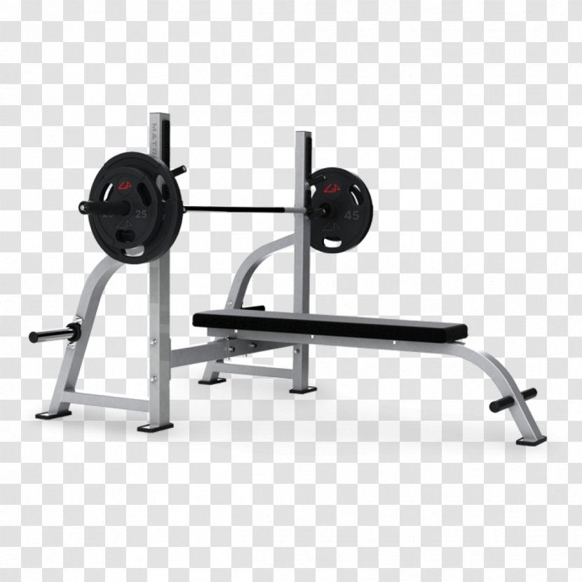 Bench Exercise Physical Fitness Strength Training Barbell - Gym Transparent PNG