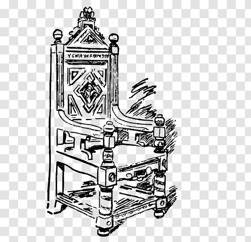 Chair Throne Clip Art - Royaltyfree - Royal Transparent PNG