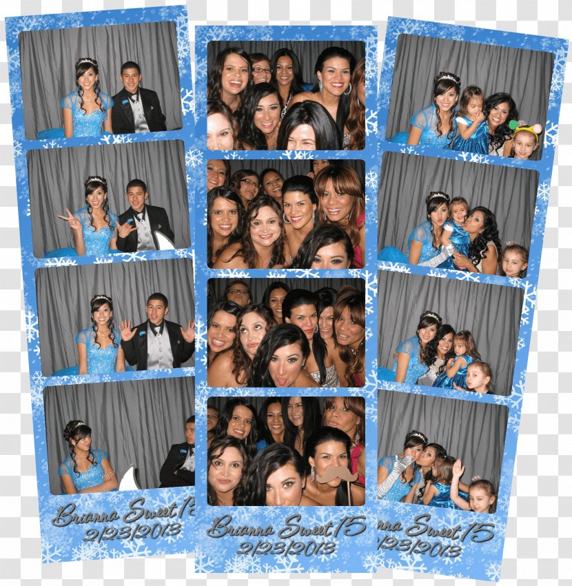 Photo Booth Quinceañera Collage Birthday - Party Transparent PNG