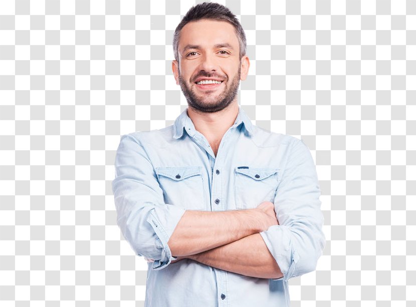 Stock Photography Man With Crossed Arms Clothing Shirt - Chemistry Transparent PNG