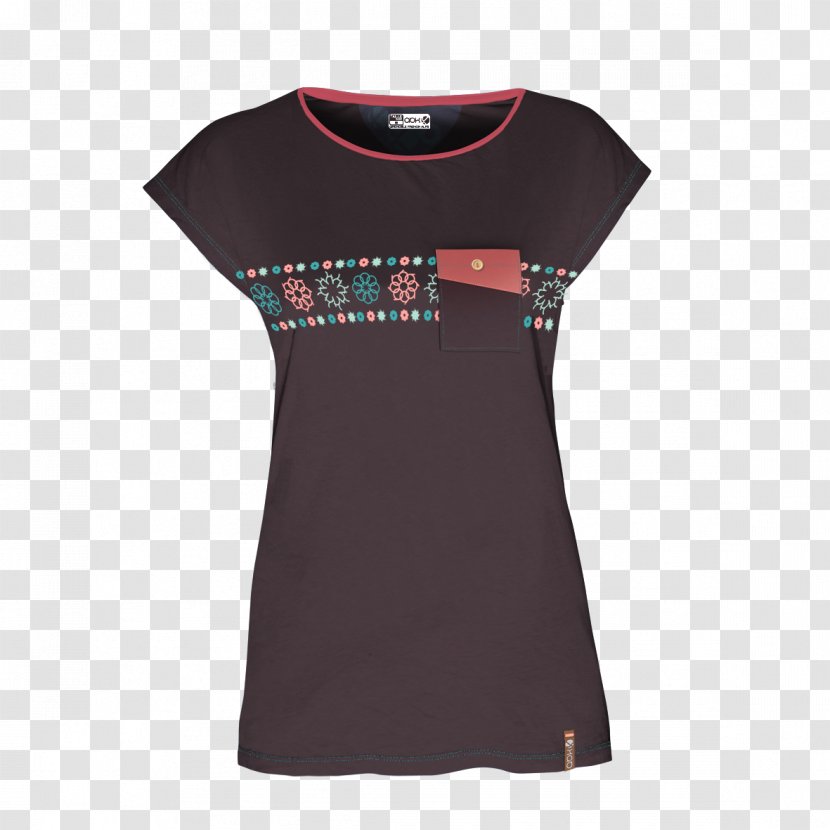 T-shirt Sleeve Maroon - Shirt - Acai Berry Transparent PNG