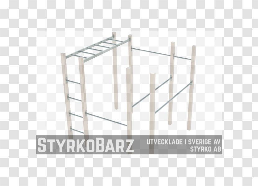 Outdoor Gym Barz Only Sturkö Material Steel - Wood - Monkey Bars Transparent PNG