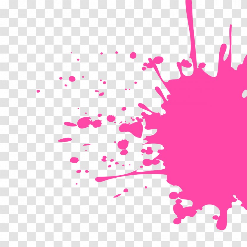 Inkjet Printing Graphic Design - Pink - Red Ink Jet Material Transparent PNG