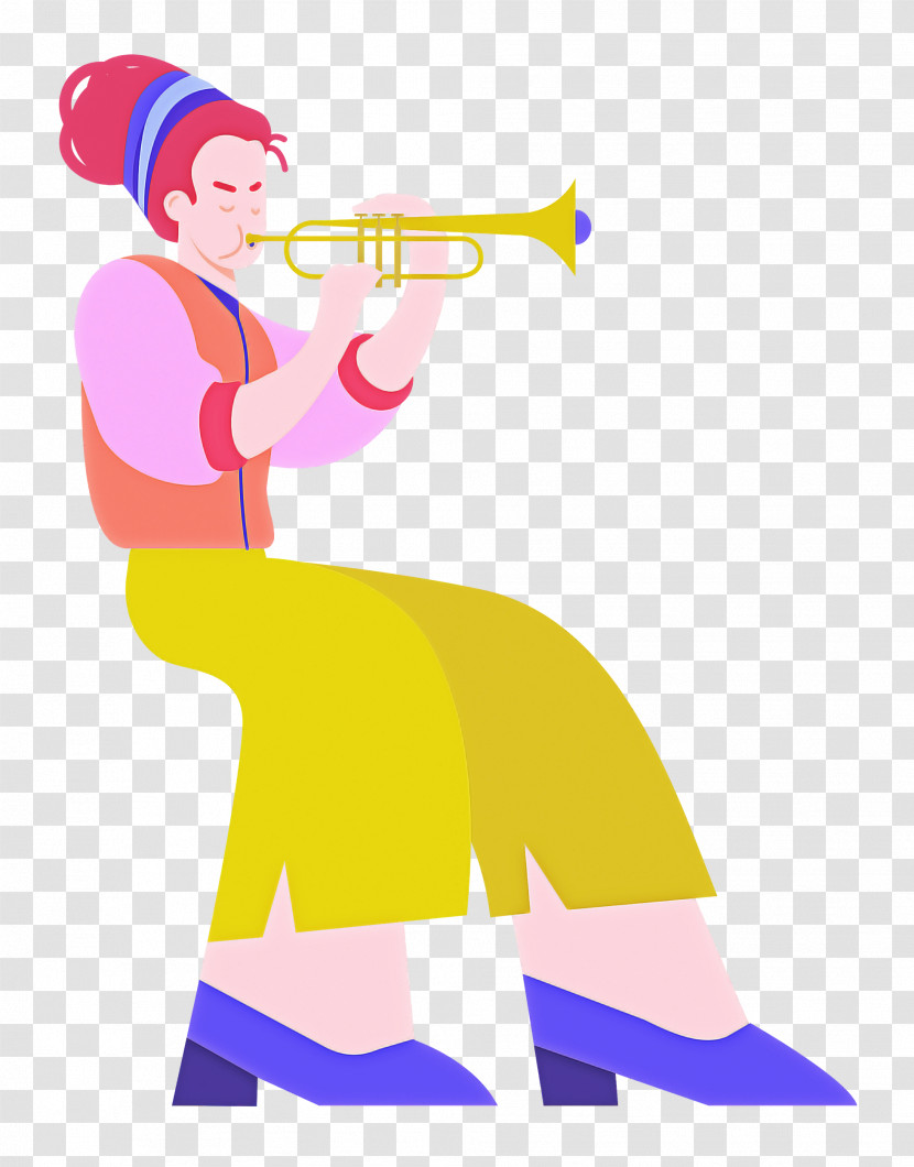 Playing The Trumpet Music Transparent PNG