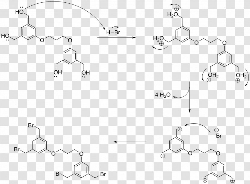 Halogenation Chemical Reaction Chemistry Alcohol Compound - Organic - White Transparent PNG
