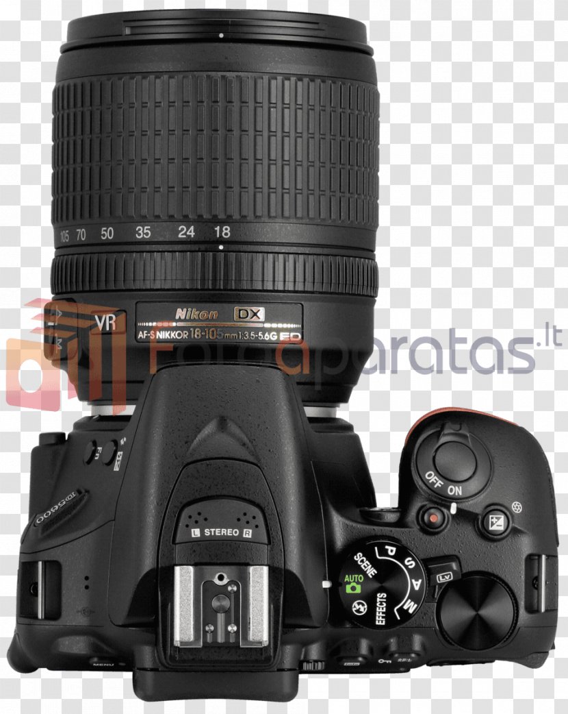 Nikon D3400 AF-S DX Zoom-Nikkor 18-55mm F/3.5-5.6G AF-P Nikkor 70-300mm F/4.5-6.3G ED VR - Cameras Optics - Camera Lens Transparent PNG