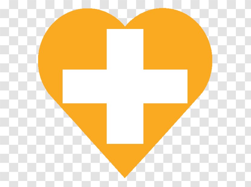 Heart Symbol - Yellow - Logo Symmetry Transparent PNG