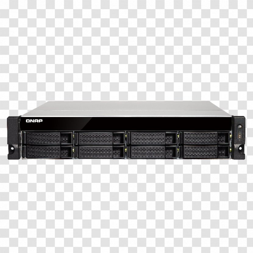 Network Storage Systems QNAP 8 Bay Nas 4GB DDR4 TS-463U-RP NAS Server - Disk Array - SATA 6Gb/s Data 19-inch RackOthers Transparent PNG