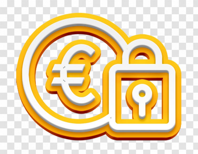 Currency Icon Euro Lock - Safe - Logo Symbol Transparent PNG