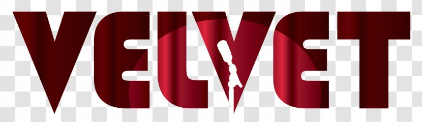 Logo Velvet Brand Product Design Font - Red Transparent PNG