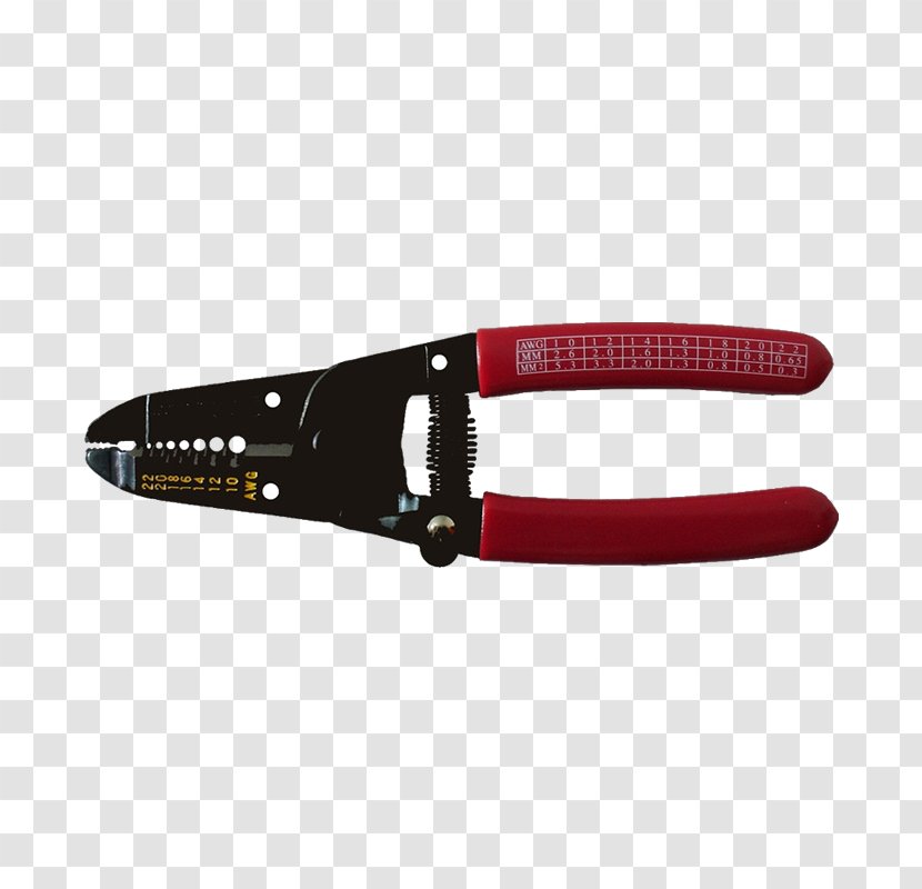 Diagonal Pliers Tool Electrical Connection Wire Stripper Transparent PNG