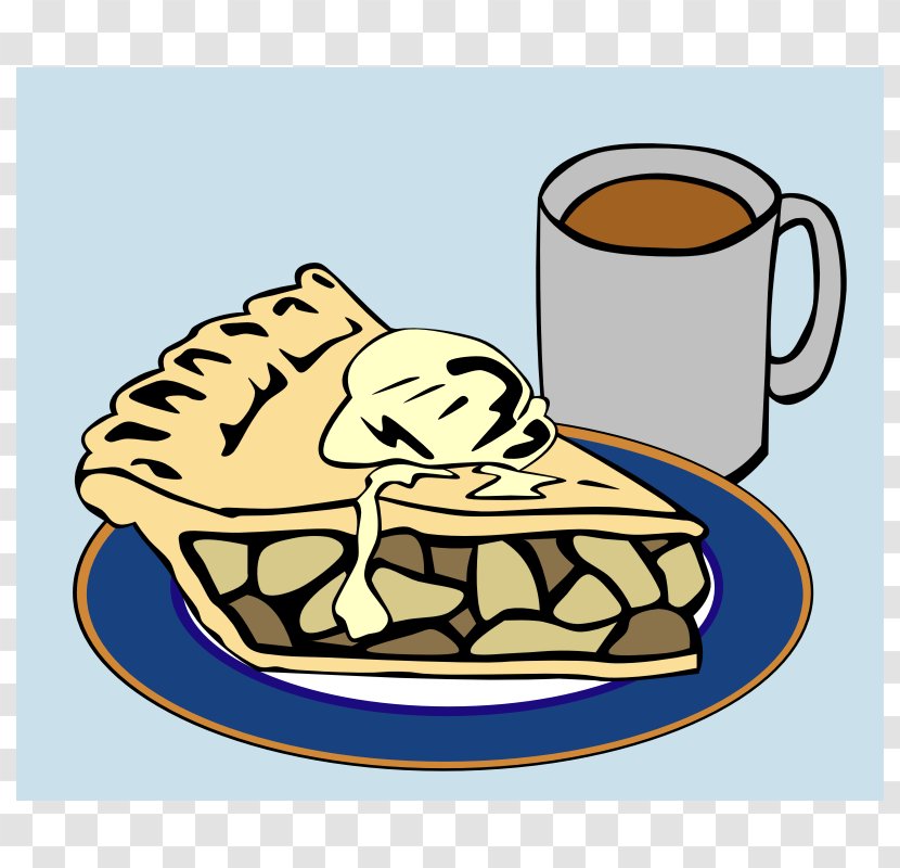 Coffee Apple Pie Breakfast Cafe Clip Art - Cup - Free Pictures Of Foods Transparent PNG