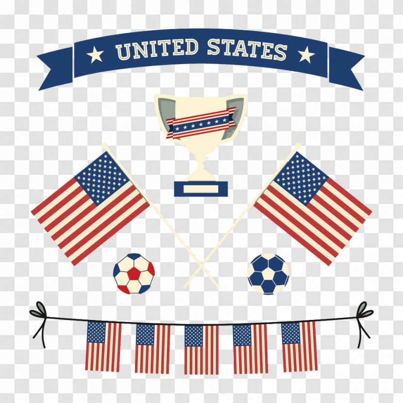 Flag Of The United States American Football - Us Soccer Transparent PNG
