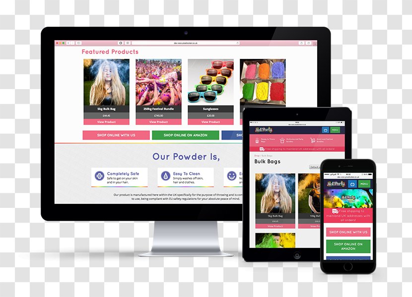 Responsive Web Design Development Page - Software - Holi Transparent PNG