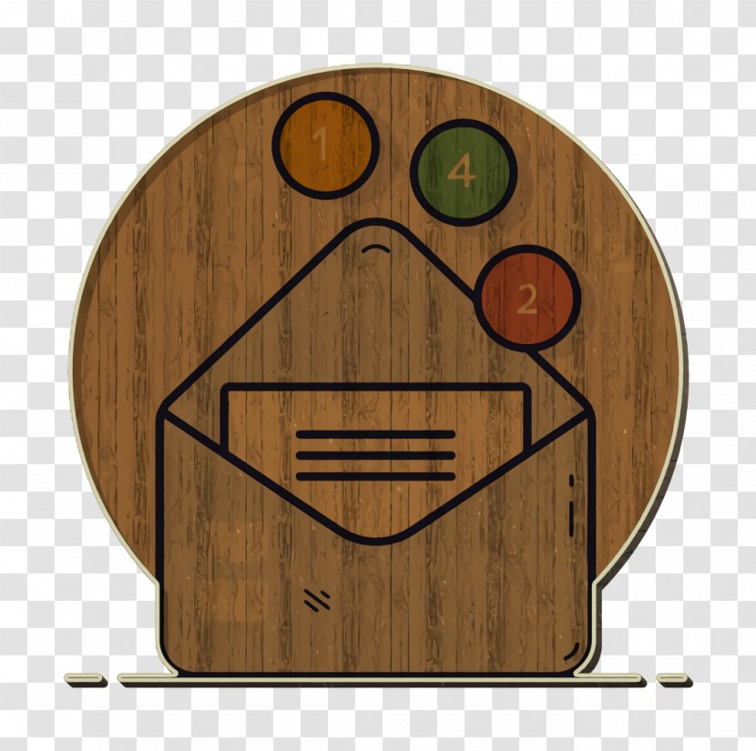 Email Icon Inbox Letter - Notifications - Wood Stain Transparent PNG