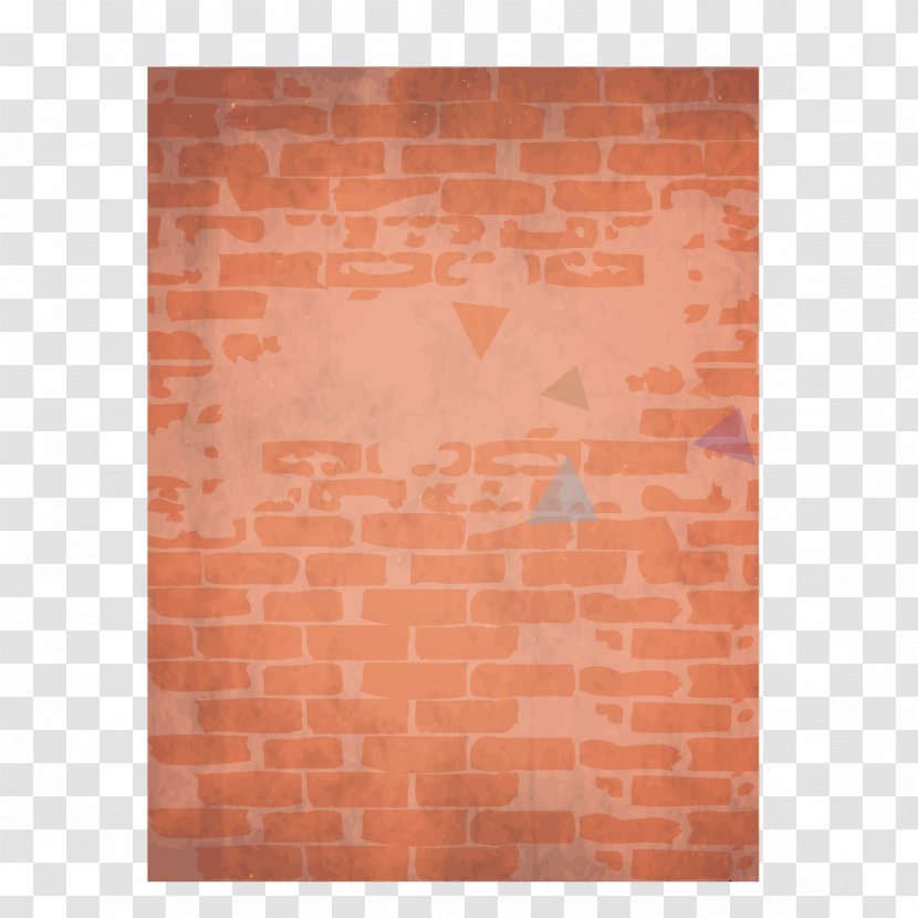 Wall Brick - Material - Cartoon Red Transparent PNG