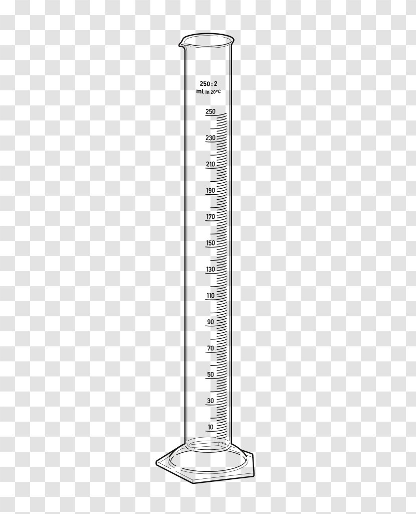 Erlenmeyer Flask Table-glass Measuring Cup Industrial Design - Rectangle - Graduated Cylinders Transparent PNG