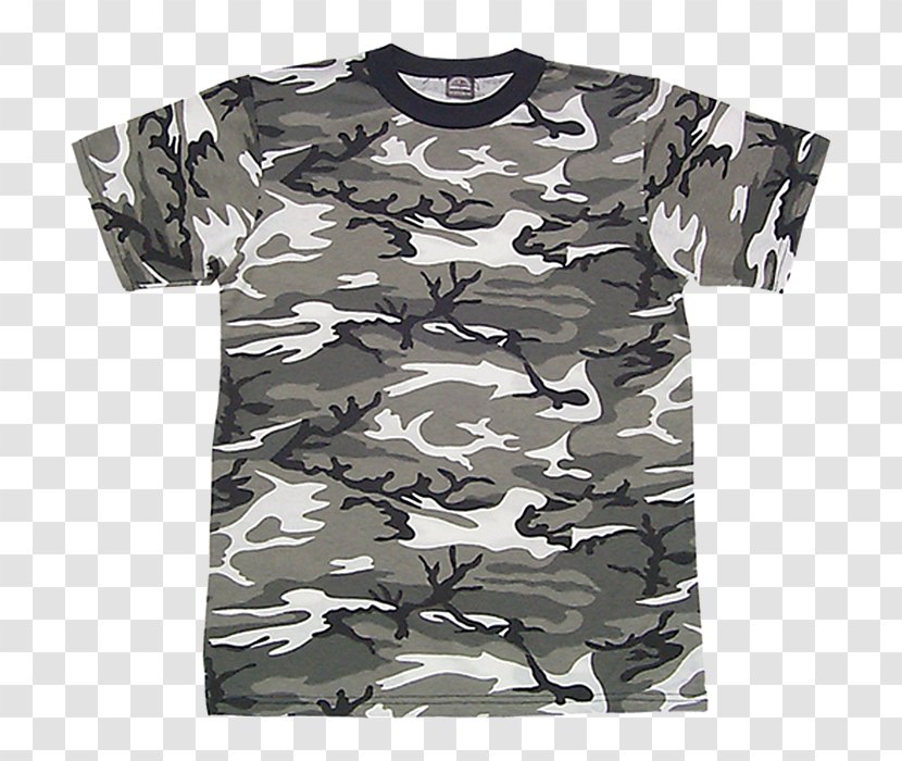 T-shirt Military Camouflage Sleeve - Shirt Transparent PNG