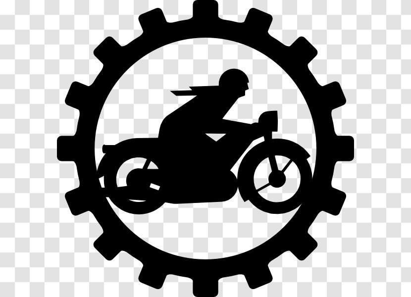 Scooter Motorcycle Helmet Bicycle Clip Art - Chopper - Gears Cliparts Transparent PNG