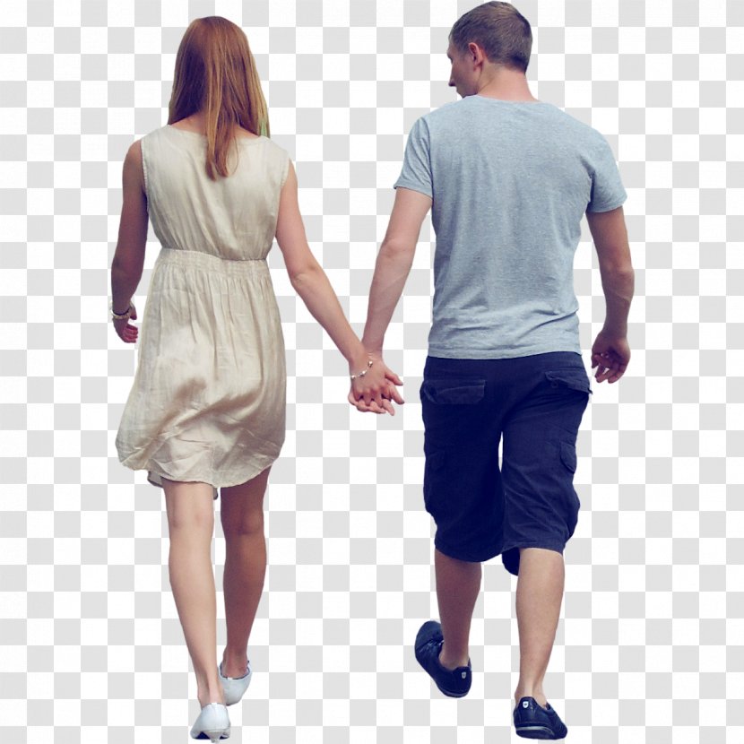 Walking Clip Art - Silhouette - Couples Transparent PNG