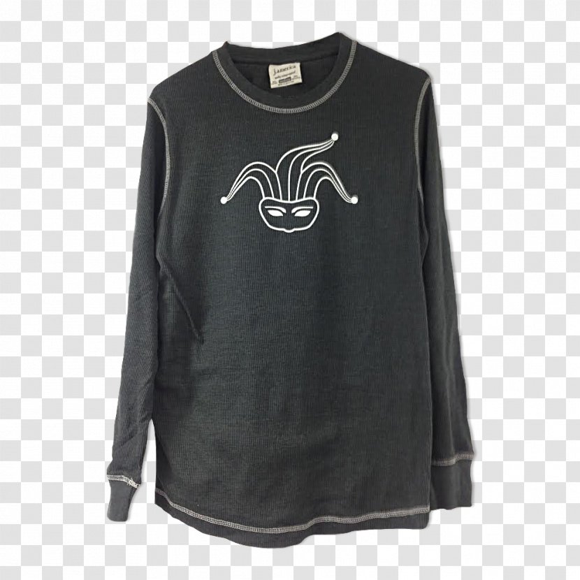 Long-sleeved T-shirt Outerwear - Black M Transparent PNG
