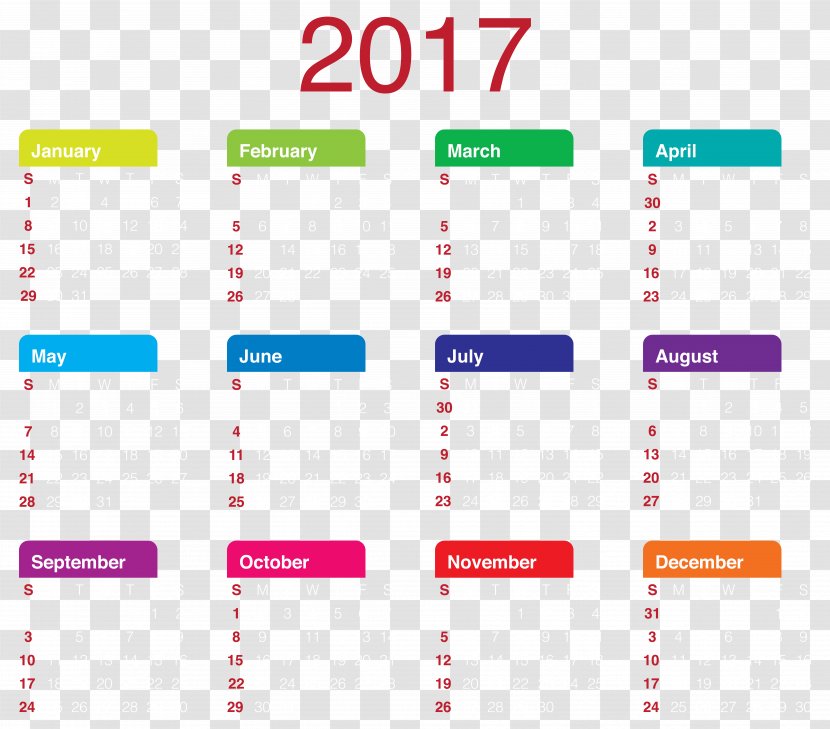 Calendar 0 Clip Art - New Year - Kuai Transparent PNG