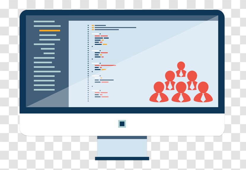 Computer Monitors Multimedia Organization Line Diagram - Facility Management Transparent PNG