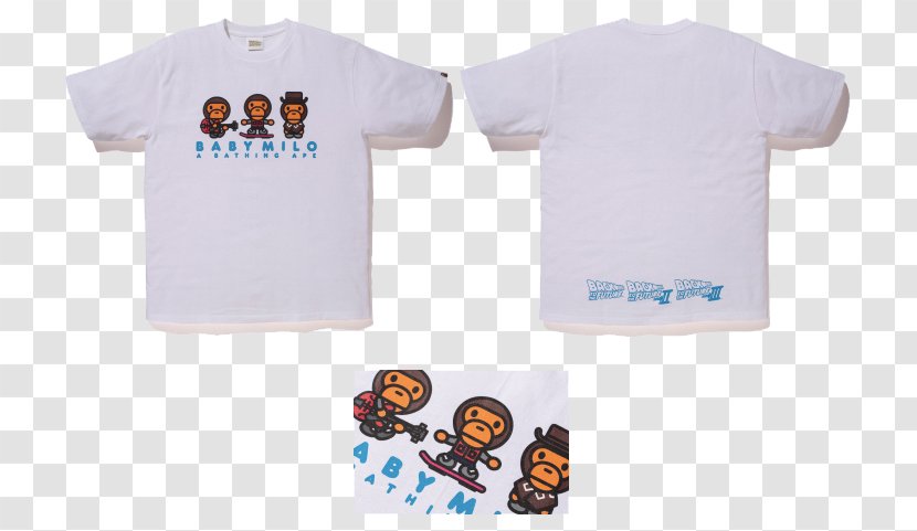T-shirt Back To The Future A Bathing Ape Logo Infant - T Shirt Transparent PNG